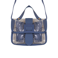 Transparent Jelly HandBag - Blue