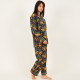 Long-Sleeved Cotton Pajamas - Dark Navy Long-Sleeved Cotton Pajamas - Dark Navy