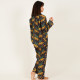 Long-Sleeved Cotton Pajamas - Dark Navy Long-Sleeved Cotton Pajamas - Dark Navy