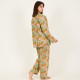 Long-Sleeved Cotton Pajamas - Light Gray Long-Sleeved Cotton Pajamas - Light Gray