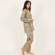 Long-Sleeved Cotton Pajamas - Grey Long-Sleeved Cotton Pajamas - Grey
