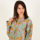 Long-Sleeved Cotton Pajamas - Grey Long-Sleeved Cotton Pajamas - Grey