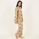 Long-Sleeved Cotton Pajamas - White Long-Sleeved Cotton Pajamas - White