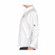 Shirt With Navy Logo - White