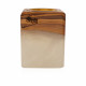 Hand Made Natural Wood Mubkhar - Pearl
