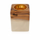 Hand Made Natural Wood Mubkhar - Pearl