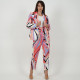 Pleated Belt Blazer - White - Free Size
