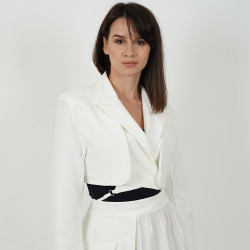 Casual Two Piece Set - Light White