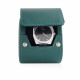 Travel Leather Storage Bag for 1 Watch - Green