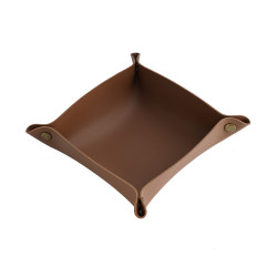 Leather Tray - Brown