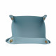 Leather Tray - Sky Blue