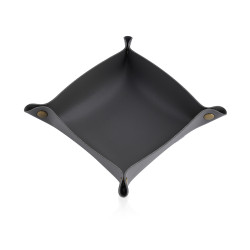 Leather Tray - Dark Gray