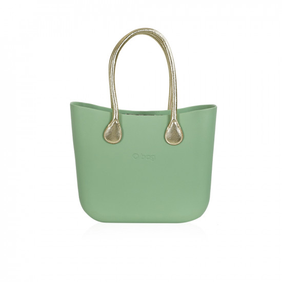 Bag With Short Handles - Pistachio With Green