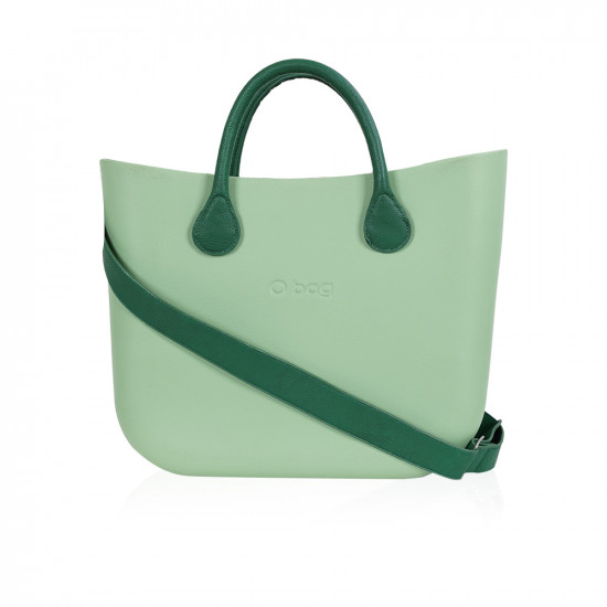 Bag With Short Handles - Pistachio With Green