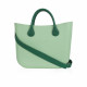 Bag With Short Handles - Pistachio With Green