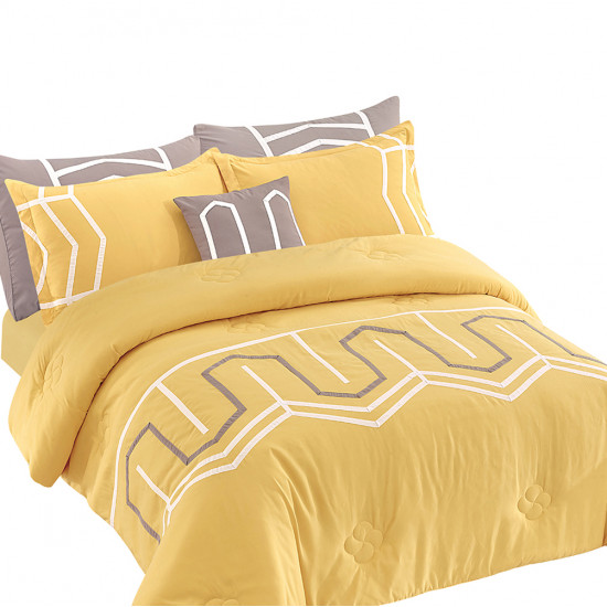 Comforter Set Valencia King - 7 Ps - 260x240 - N 04 Comforter Set Valencia King - 7 Ps - 260x240 - N 04
