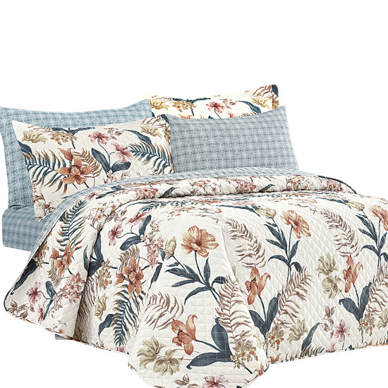 Comforter Set Noor King  - 6 Pcs - 260x240 - N 07
