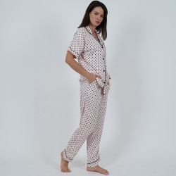 Short Pijama - Pink with Polka Dot