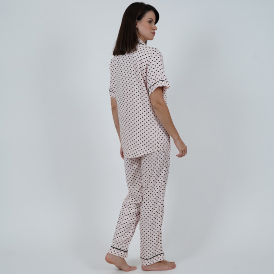 Short Pijama - Pink with Polka Dot