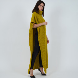 Yellow Assymetrical Sweater