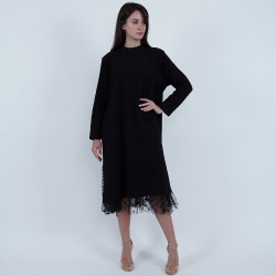 Winter Black Dress