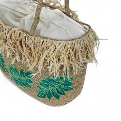 Leaves Embroidered Bag