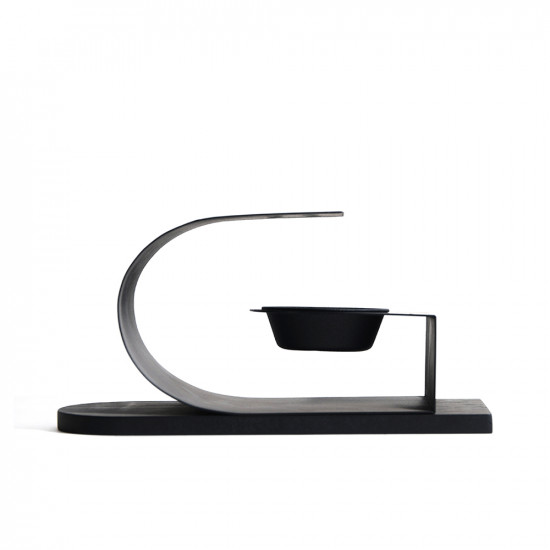 Metal & Wood Mobkhar - Black