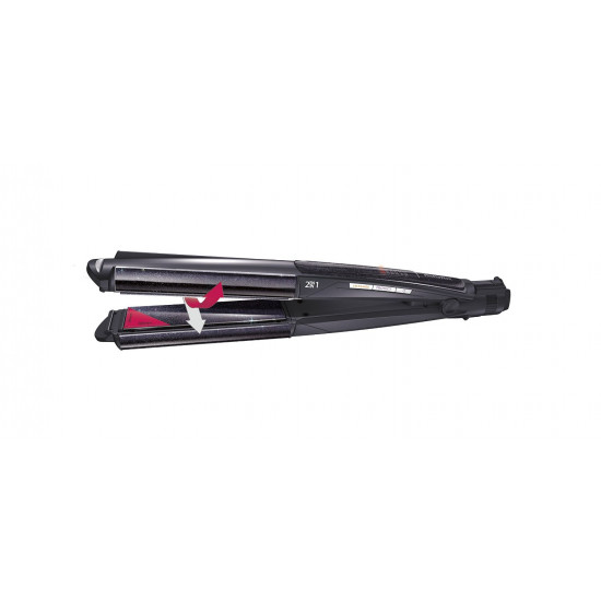 2 In 1 Hair Straightener And Curler St330e - Black 2 In 1 Hair Straightener And Curler St330e - Black