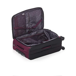 Woodburry 4 wheels Spinner 61cm Trolley - Purple