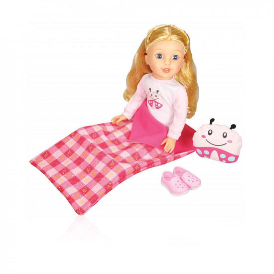 15 Inch - 38cm Soft-bodied Doll Sleepover Set - Brinley - Ages 3+ 15 Inch - 38cm Soft-bodied Doll Sleepover Set - Brinley - Ages 3+