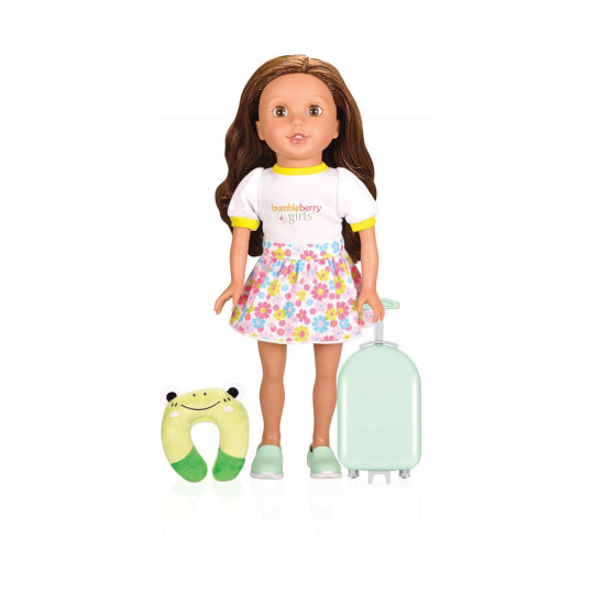 15 Inch - 38cm Soft-bodied Doll Travel Set - Tatum - Ages 3+ 15 Inch - 38cm Soft-bodied Doll Travel Set - Tatum - Ages 3+