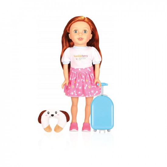 15 Inch - 38cm Soft-bodied Doll Travel Set - Cassidy - Ages 3+ 15 Inch - 38cm Soft-bodied Doll Travel Set - Cassidy - Ages 3+