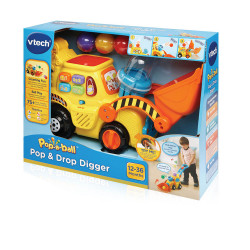 Pop A-ball Pop & Drop Digger - Age 12 To 36 Months