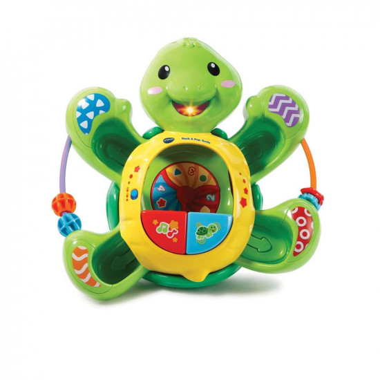 Pop A Ball Rock & Tap Turtle - Age 9 Months + Pop A Ball Rock & Tap Turtle - Age 9 Months +