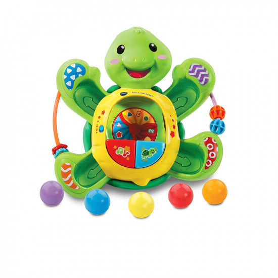 Pop A Ball Rock & Tap Turtle - Age 9 Months + Pop A Ball Rock & Tap Turtle - Age 9 Months +