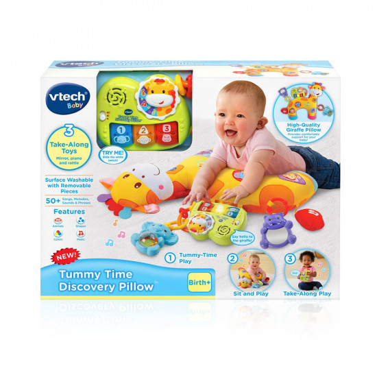 Tummy Time Discovery Pillow - Birth+ Tummy Time Discovery Pillow - Birth+