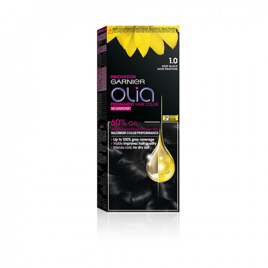 Olia Hair Color - N 1.0 - Deep Black Olia Hair Color - N 1.0 - Deep Black