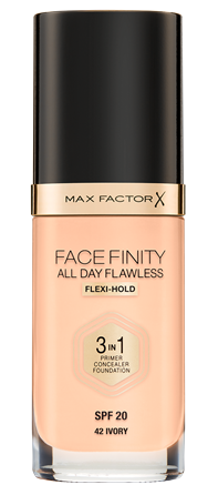 Facefinity All Day Flawless 3 In 1 Foundation - N 42 - Ivory Facefinity All Day Flawless 3 In 1 Foundation - N 42 - Ivory