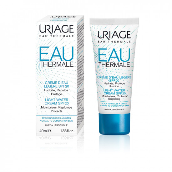 Eau Thermale Light Water Cream With Spf 20 - 40 Ml 