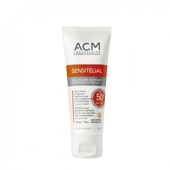 Sensitelial Mattifying Sunscreen Gel Spf50+ - 40ml Sensitelial Mattifying Sunscreen Gel Spf50+ - 40ml
