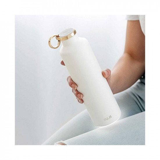 Stainless Steel Smart Water Bottle - Snow White - 680 ml Stainless Steel Smart Water Bottle - Snow White - 680 ml