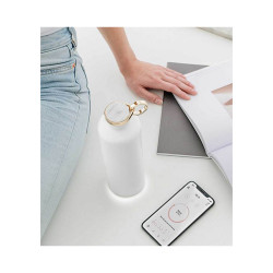 Stainless Steel Smart Water Bottle - Snow White - 680 ml  