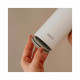Stainless Steel Smart Water Bottle - Snow White - 680 ml Stainless Steel Smart Water Bottle - Snow White - 680 ml