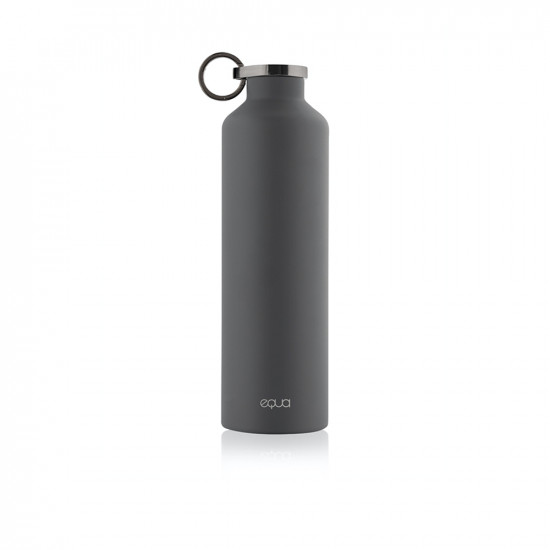 Stainless Steel Smart Water Bottle - Dark Grey - 680 ml  