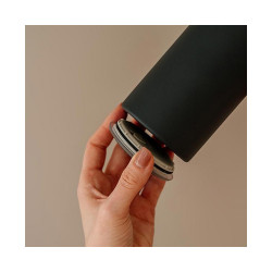 Stainless Steel Smart Water Bottle - Dark Grey - 680 ml  