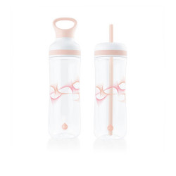 Flow Beat 2 in 1 Plastic Water Bottle & Smoothie Cup - 800ml
