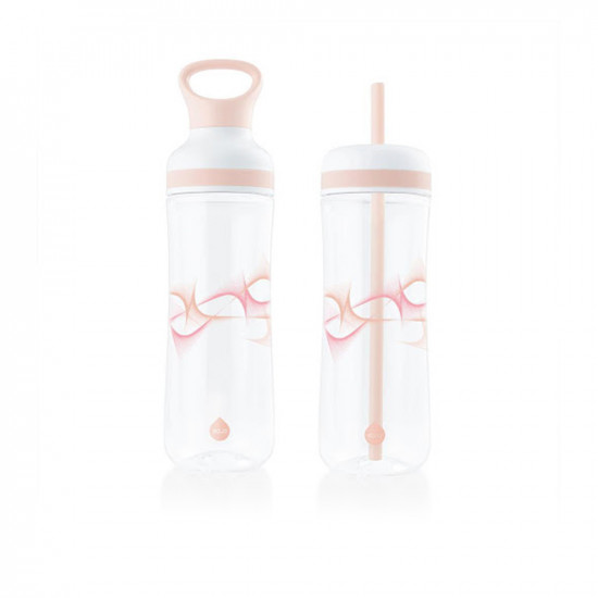 Flow Beat 2 in 1 Plastic Water Bottle & Smoothie Cup - 800ml Flow Beat 2 in 1 Plastic Water Bottle & Smoothie Cup - 800ml