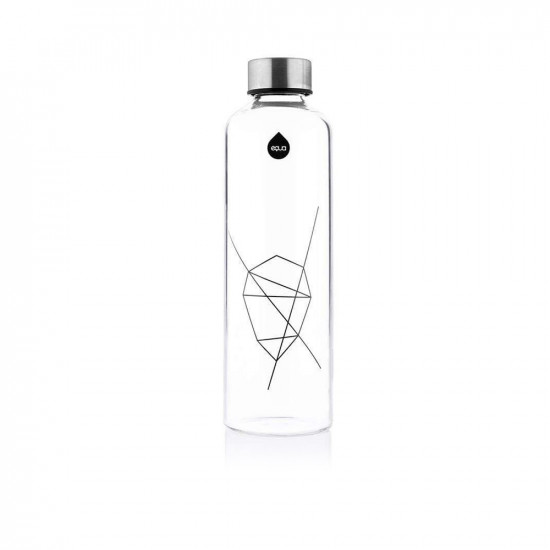 Mismatch Chocolate Night Glass Water Bottle - 750ml Mismatch Chocolate Night Glass Water Bottle - 750ml