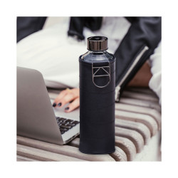 Mismatch Graphite Glass Water Bottle - 750ml