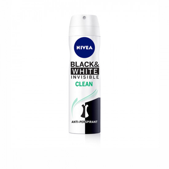 Deo Invisible Black & White Clean For Women - 150 Ml